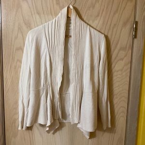 Cream Talbots cardigan